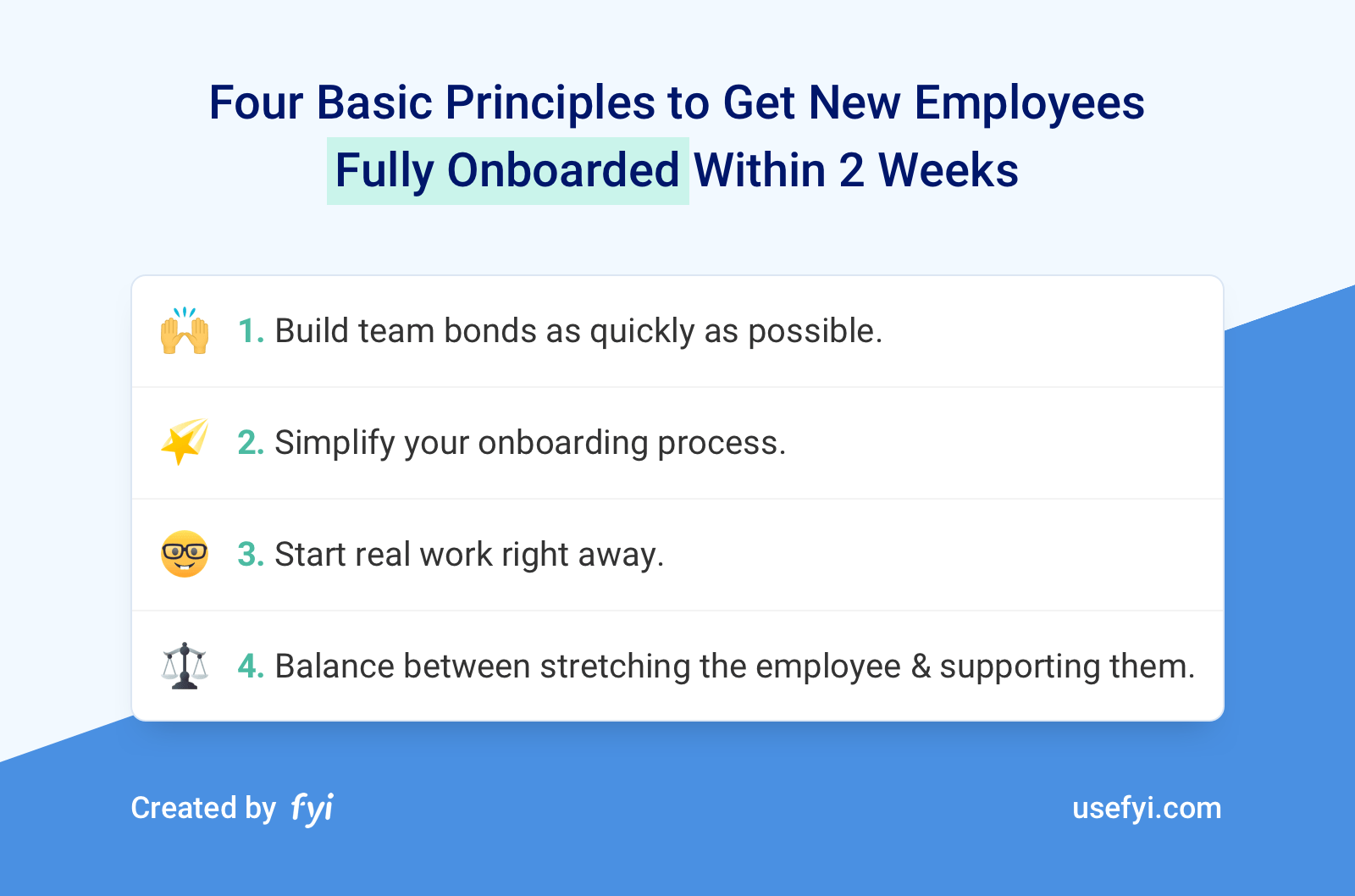 4 Principles of an Onboarding Process