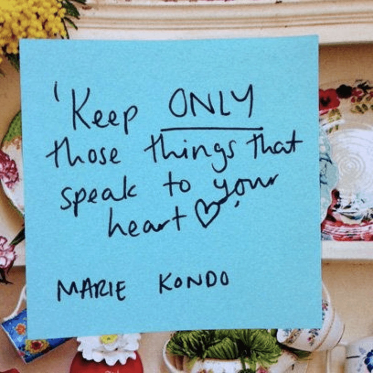 Speak to your heart