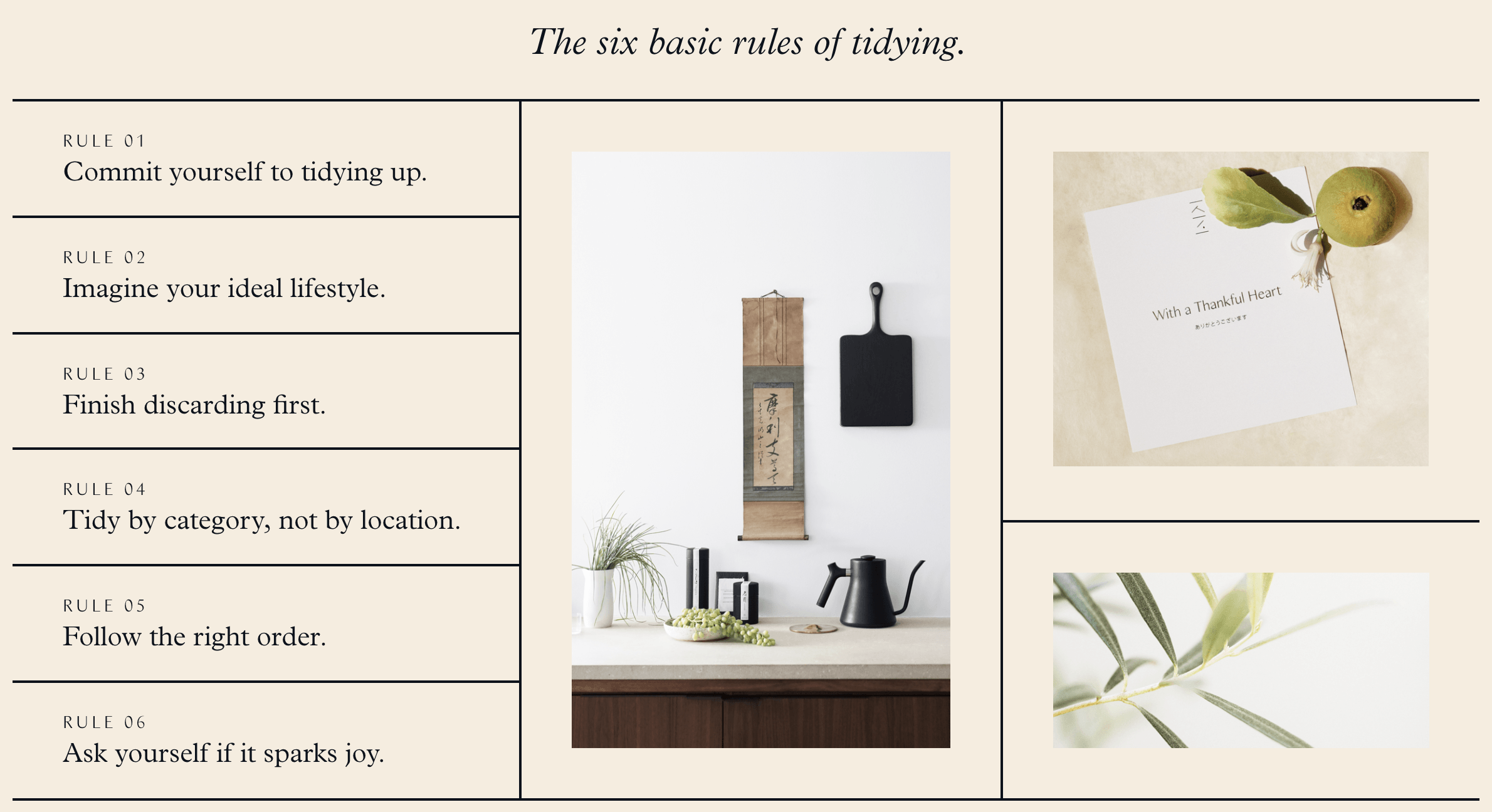 Tidying Up Method by Marie Kondo  Konmari method, Konmari organizing, Tidy  up