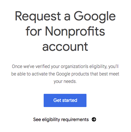 google g suite backup nonprofit pricing