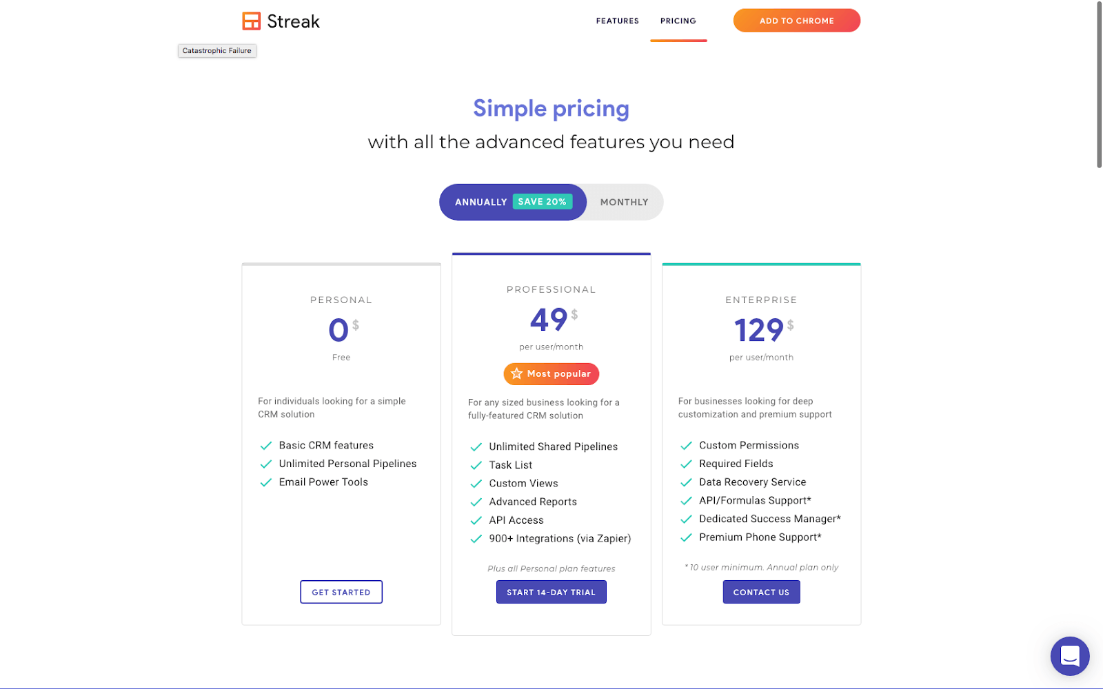 Streak Pricing