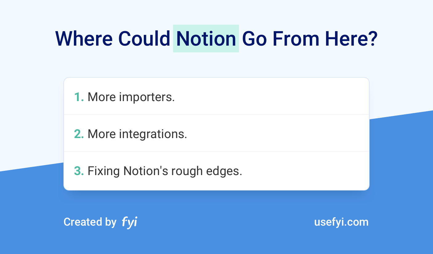 Notion's future