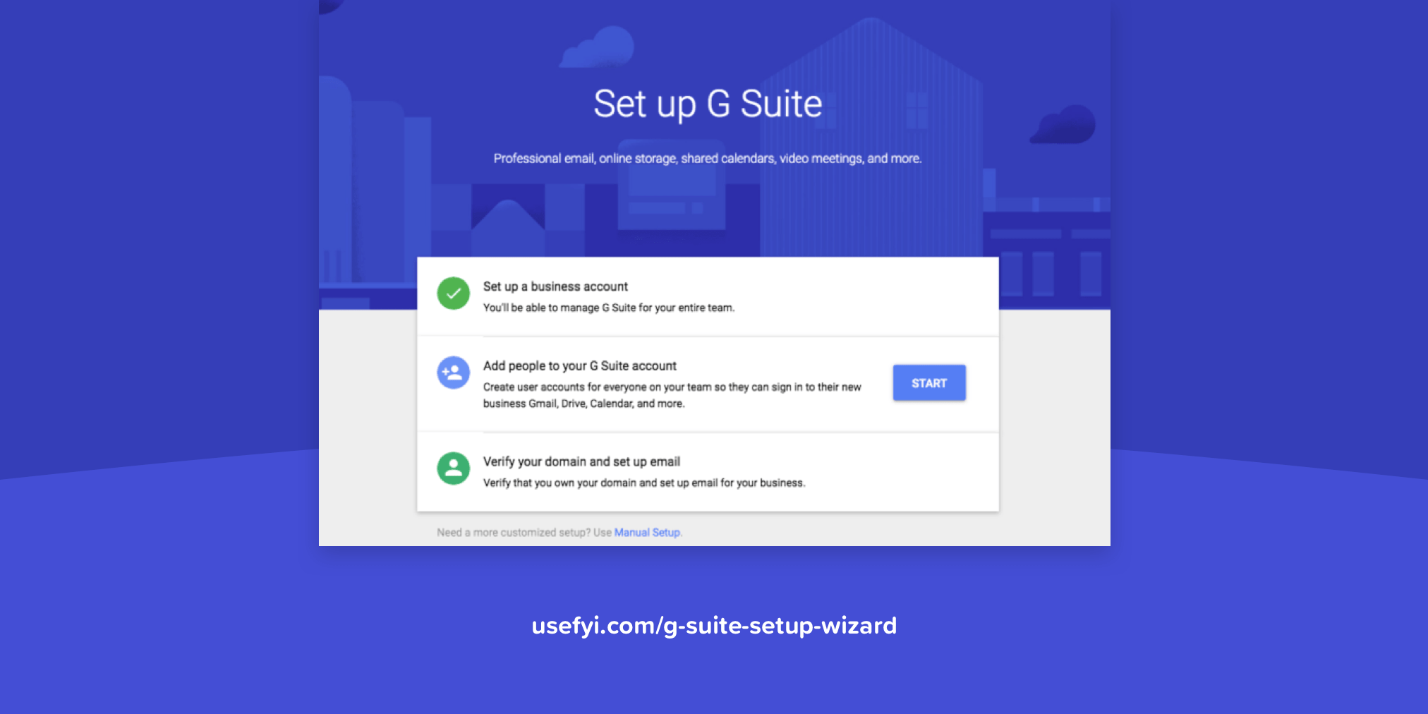 The Beginner’s Guide to the G Suite Setup Wizard