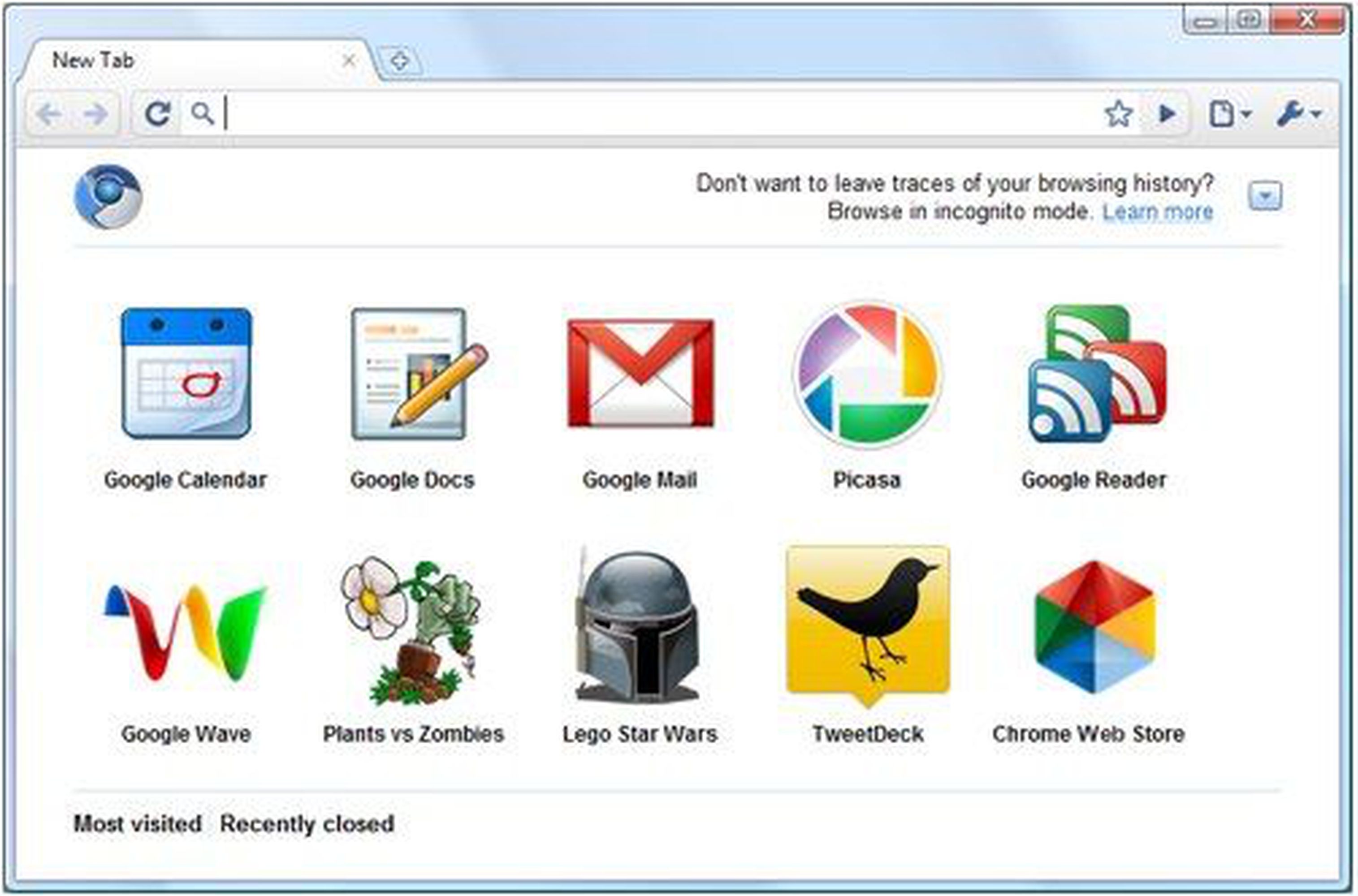 Chrome Web Store 2010