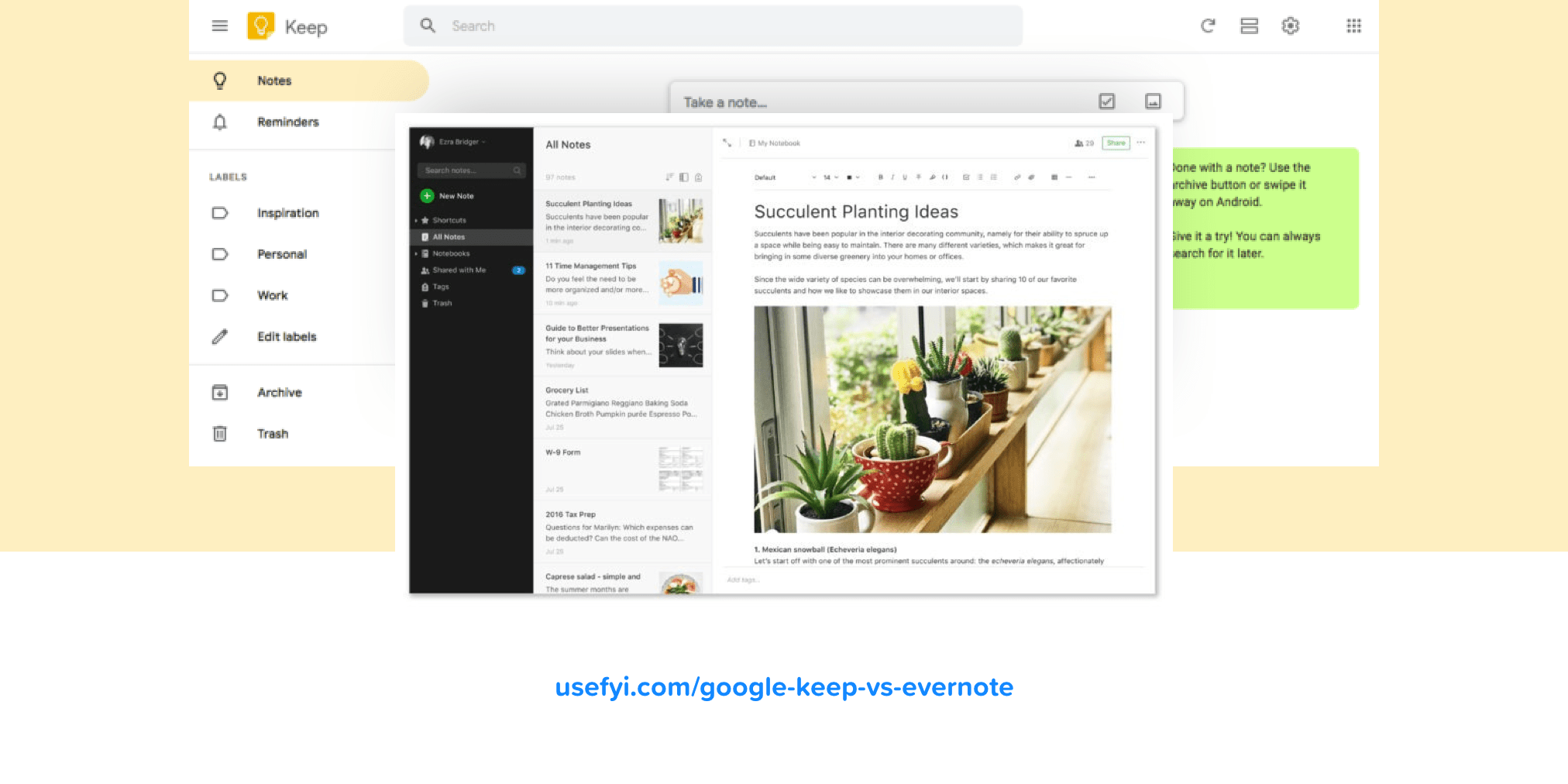 Η Evernote ανήκει στην Google;