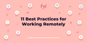 remote work best practices title