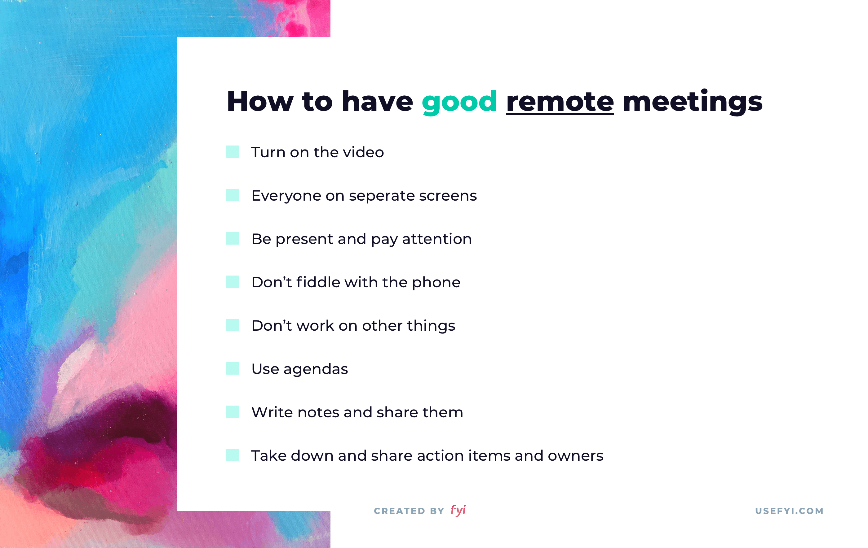 good remote meetings