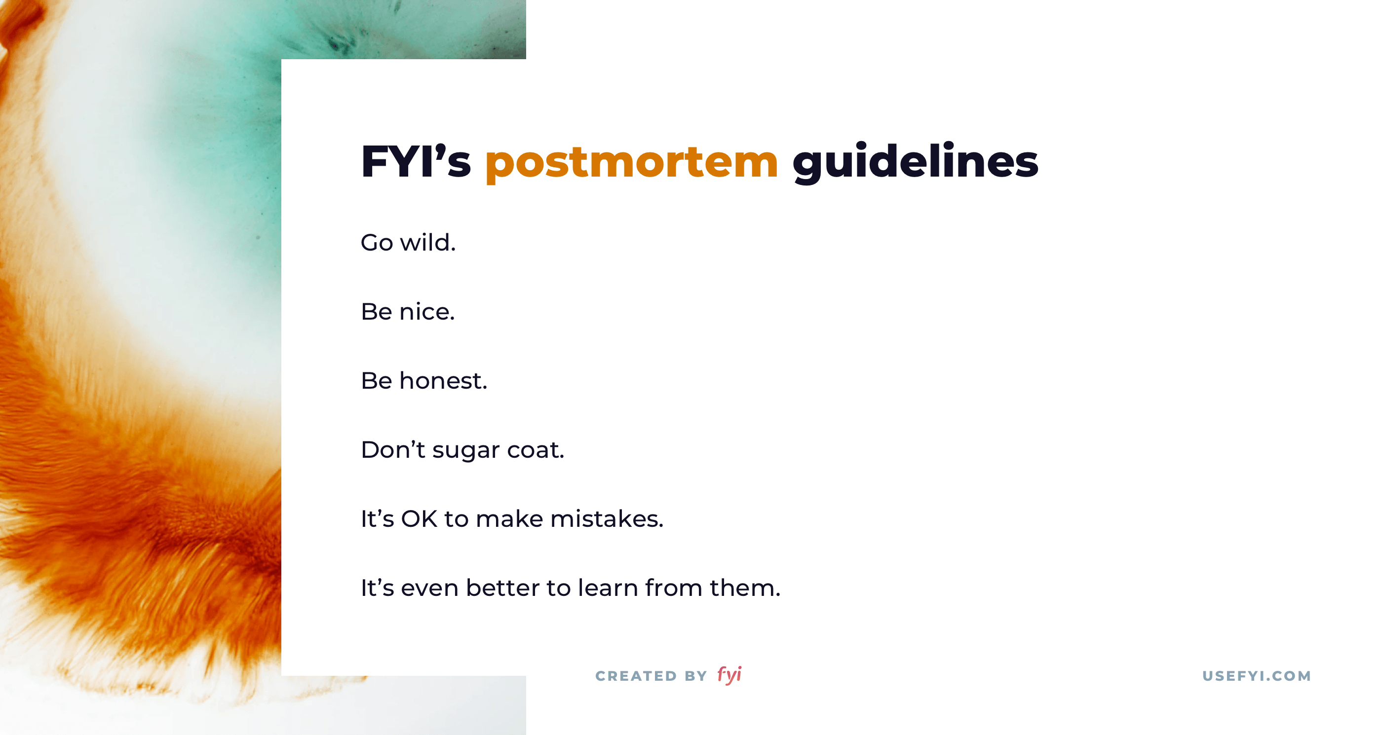 postmortem guidelines