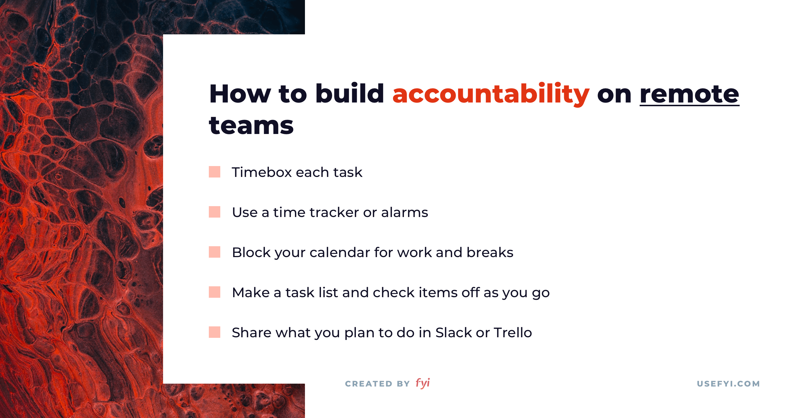 remote work accountability