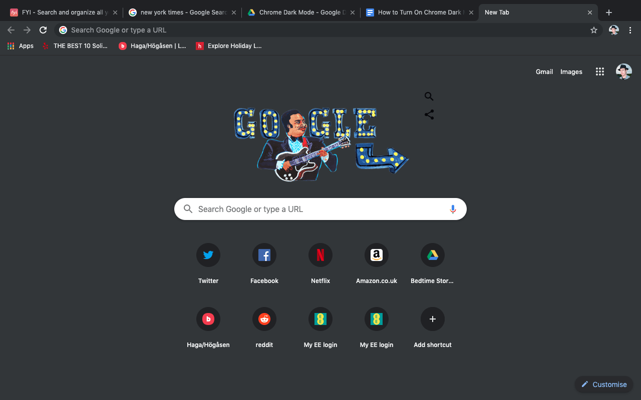 Chrome Dark Mode