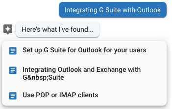 G suite support chat