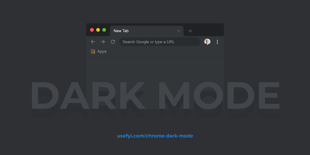 Chrome dark mode