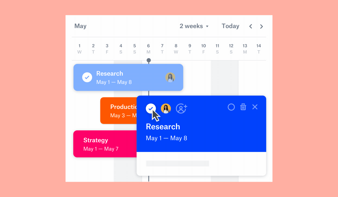 Dropbox Paper Timelines