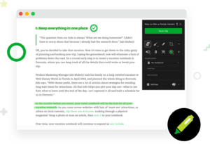 Fonctionnalité d'écrasement de Premium Evernote