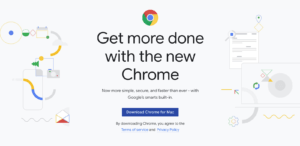 chrome browser homepage screenshot