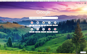 chrome beauty theme screenshot