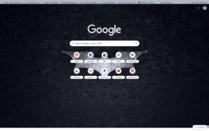 chrome batman theme screenshot