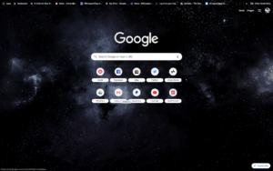 chrome dark space theme screenshot