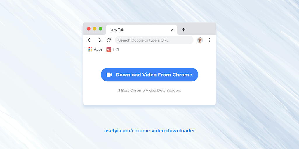 download video from web page chrome