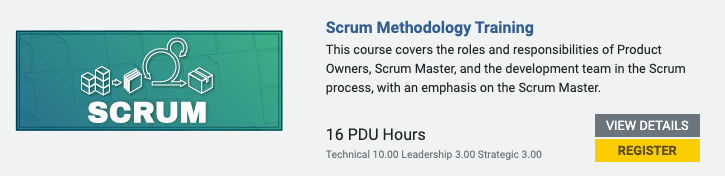 scrum training course screenshot