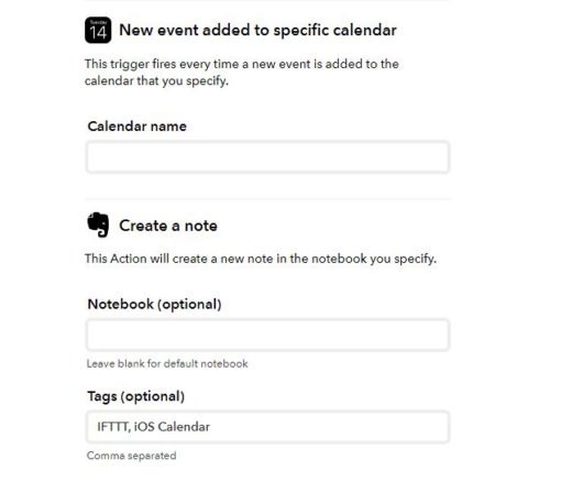 evernote calendar sync