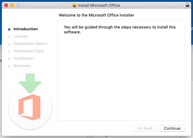 microsoft office installer screenshot