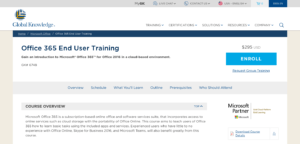 global knowledge office 365 training homepage