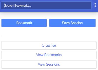 chrome bookmark manager extension