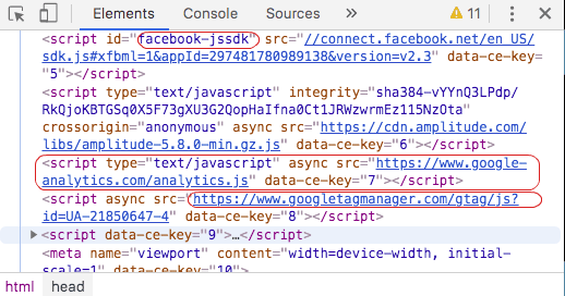 developer tools javascript view