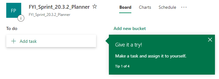office 365 planner Add tasks and buckets