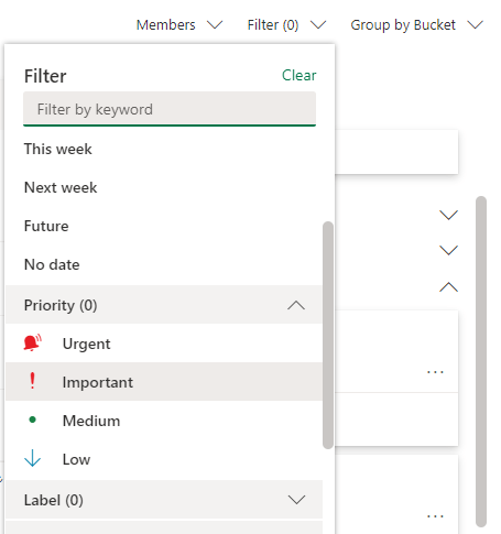 office 365 sharepoint filter tasks feature