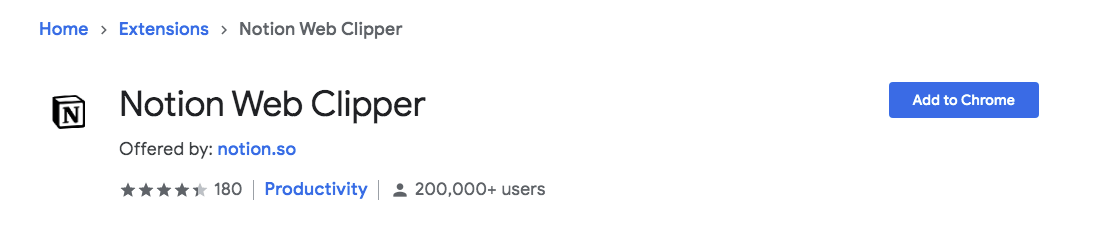 notion web clipper extension install