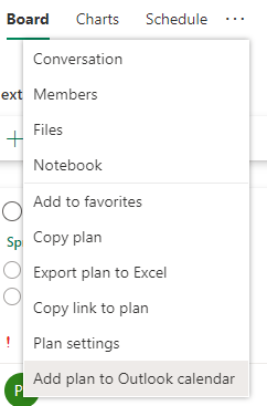 office 365 sharepoint main menu