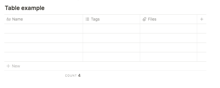 notion table example