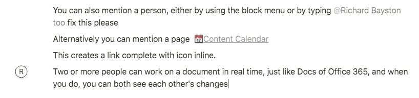 notion real time editing