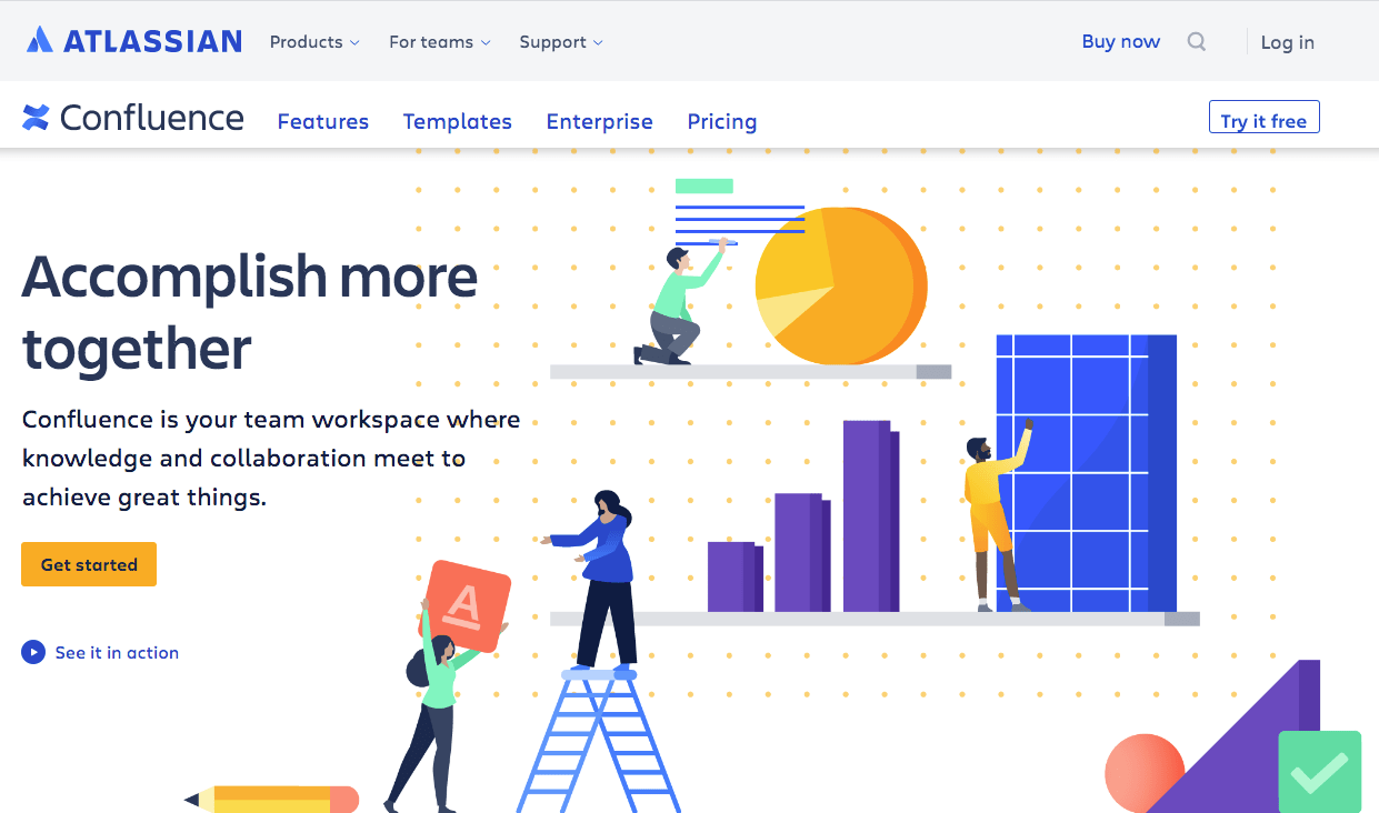 confluence homepage