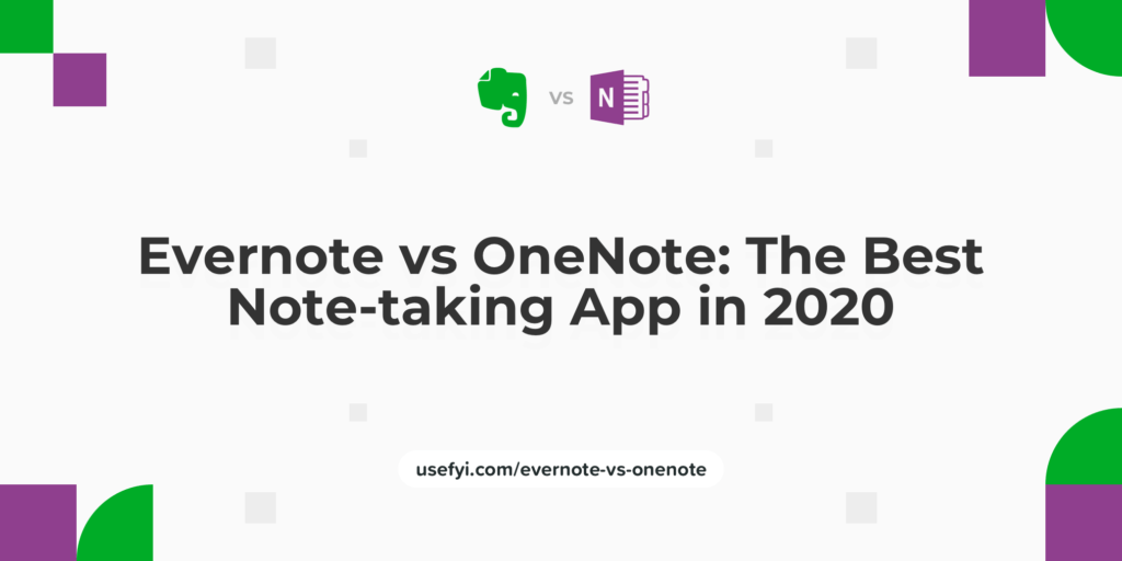 Evernote vs OneNote