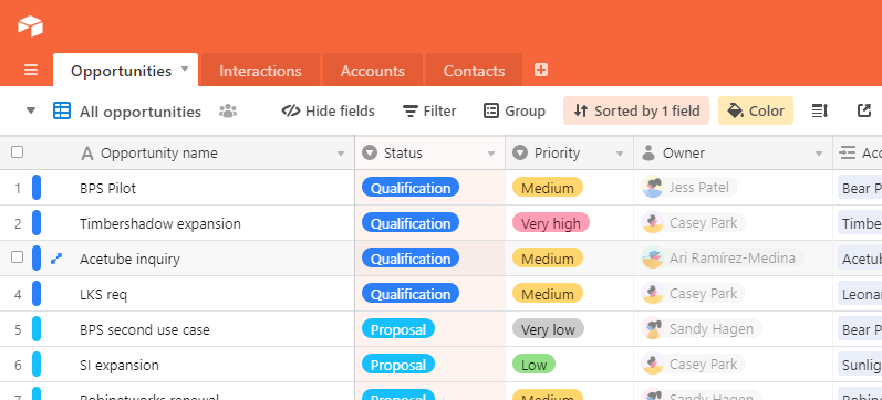 airtable crm