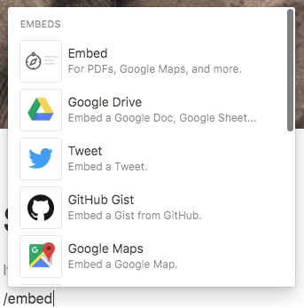 notion embeds