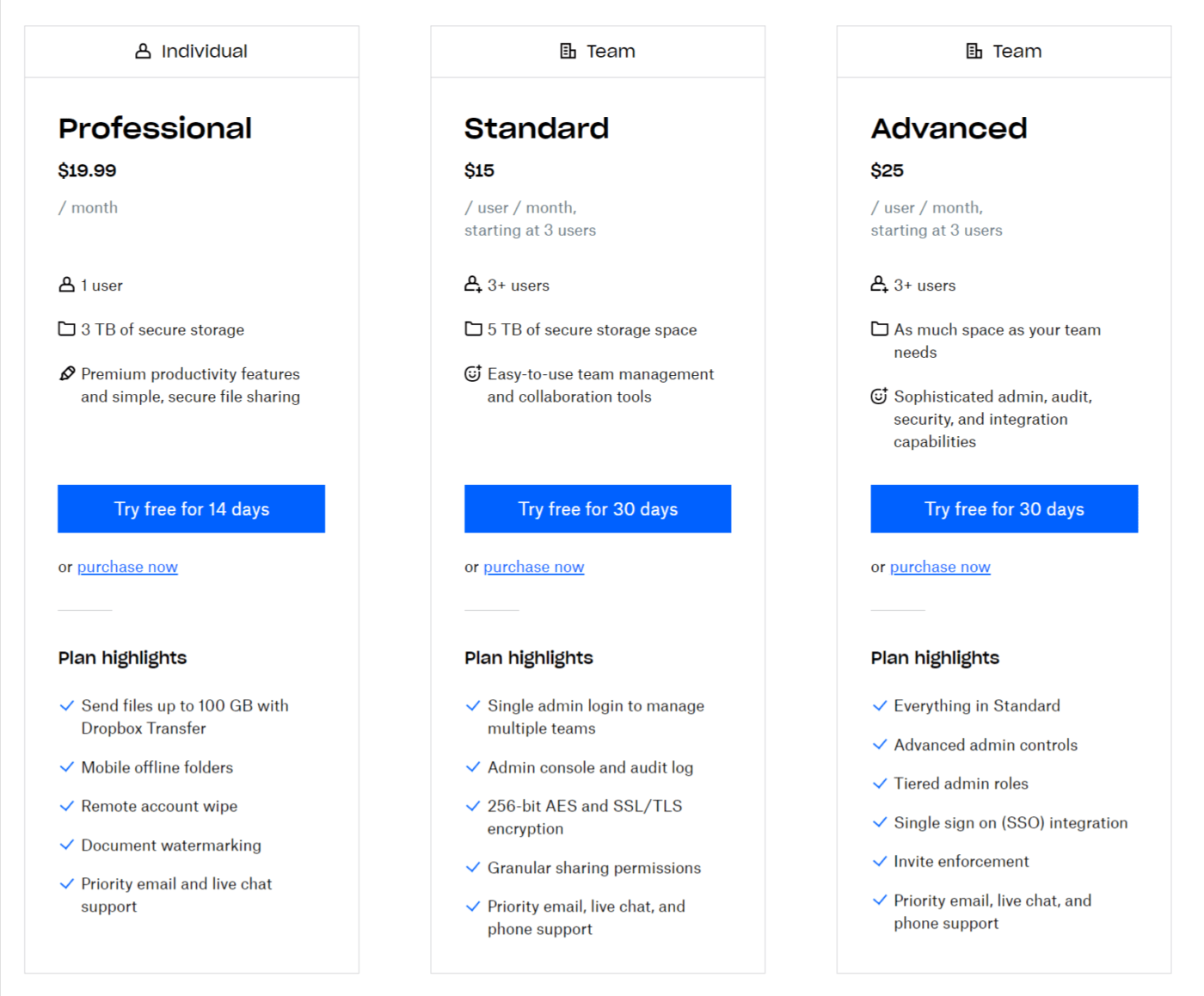 view dropbox plans view dropbox plans