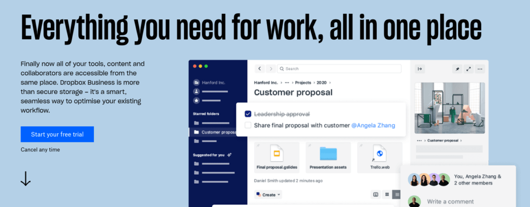 dropbox cost dropbox cost