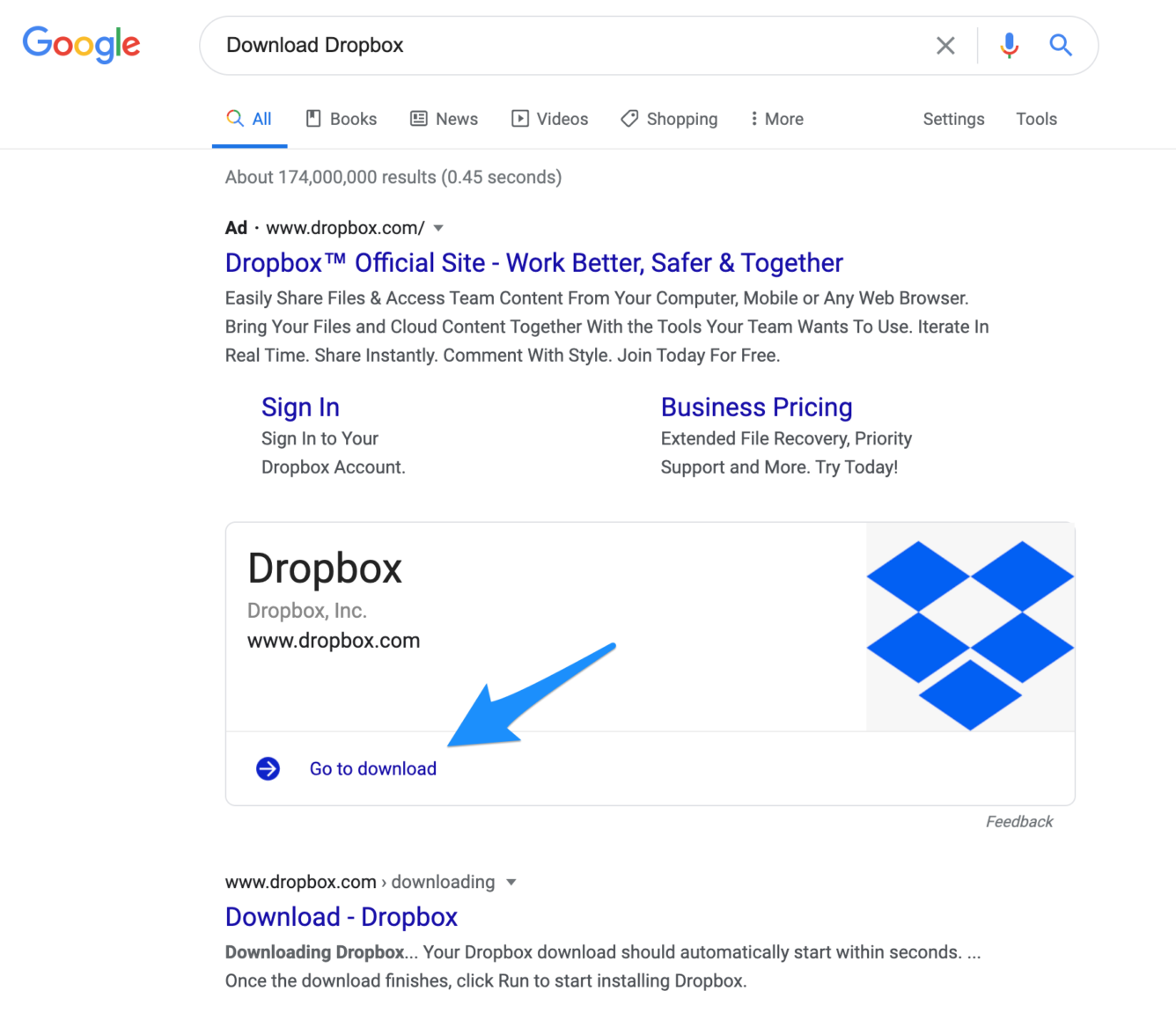 Dropbox 187.4.5691 for windows download