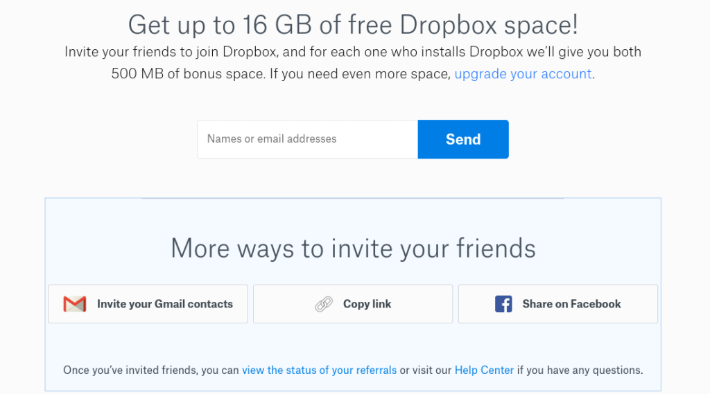 how do i free up space on dropbox free version