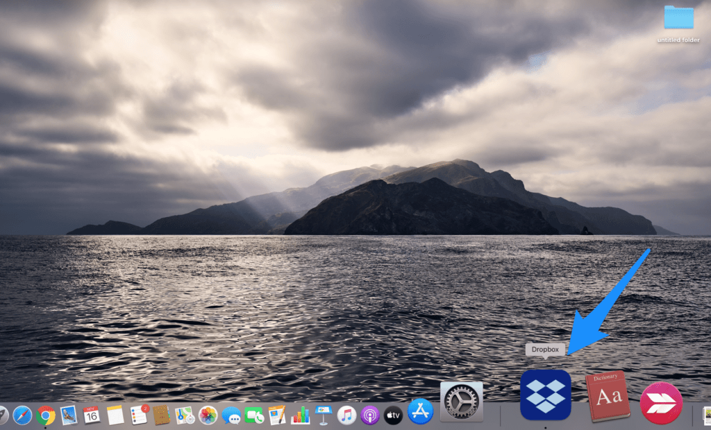 dropbox as backup solution for mac