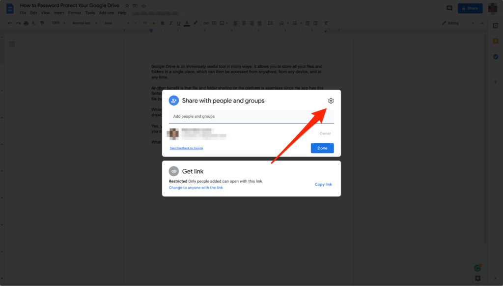 How to Set Security Password on your Google Drive App 