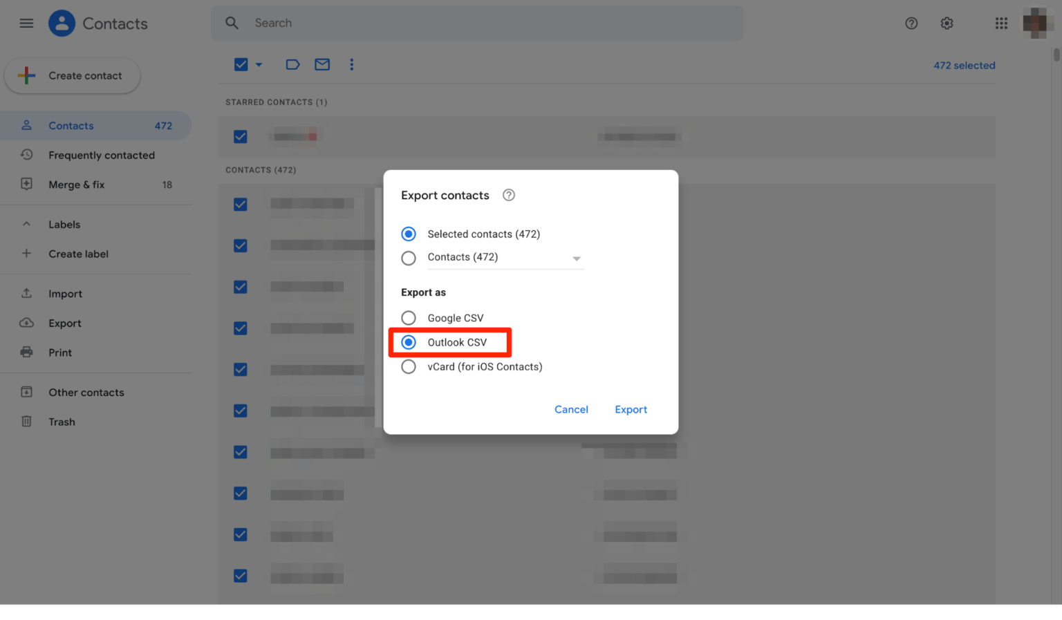 How to Export Your Contacts from Gmail