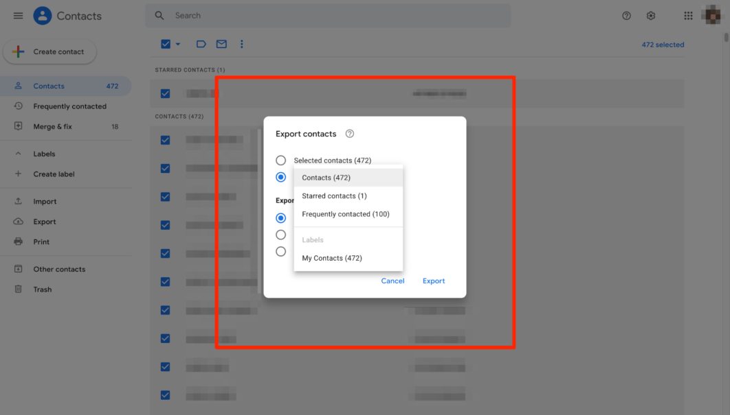 How to Export Your Contacts from Gmail