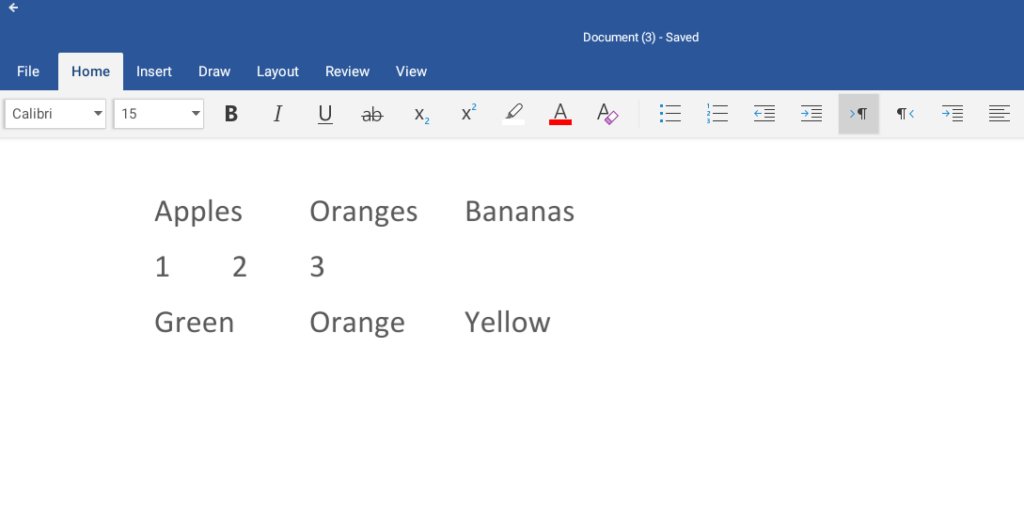 i want to hide formatting marks in word document