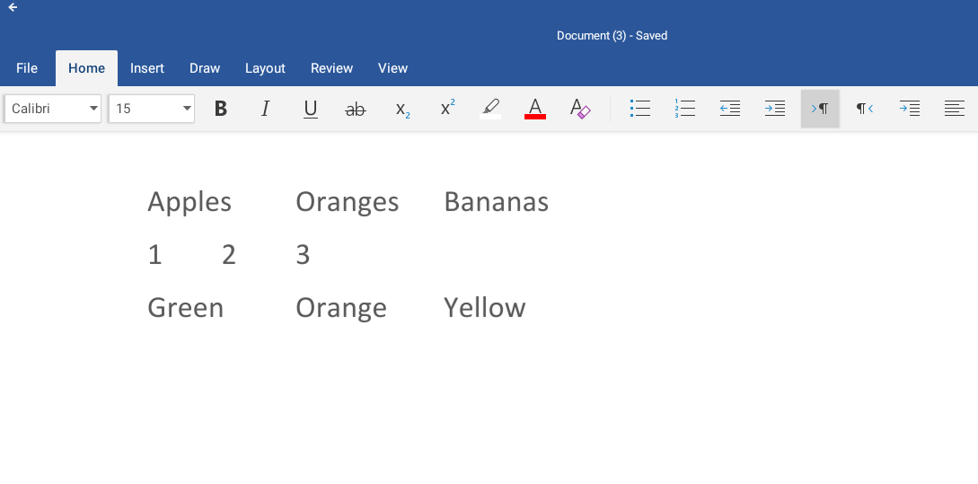 code for paragraph symbol in word