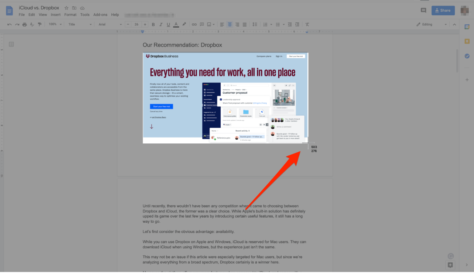 How to Download an Image from a Google Doc